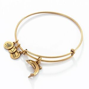 Alex and Ani Gold Dolphin Charm Bracelet